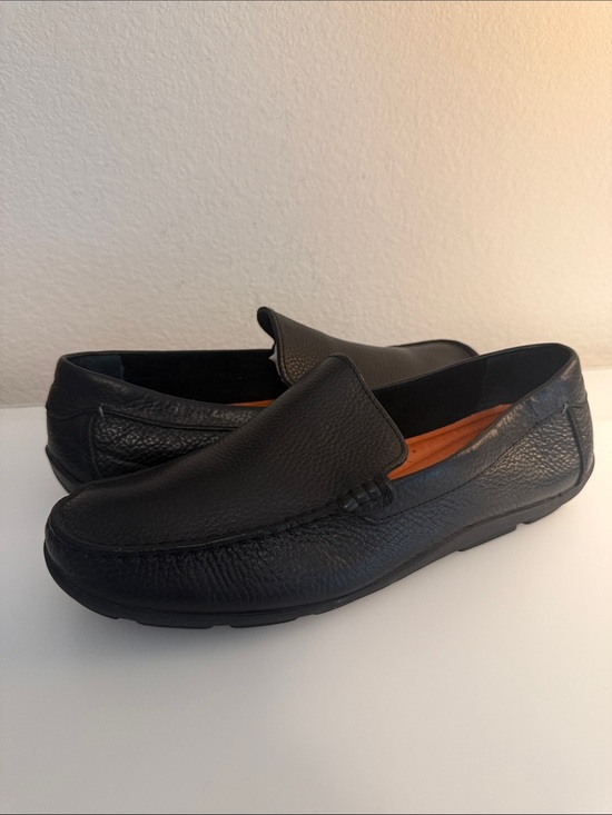 Tommy Bahama Other - Tommy Bahama Nassau Venetian Loafers Mens 10.5 Black Pebbled Leather TFM00159